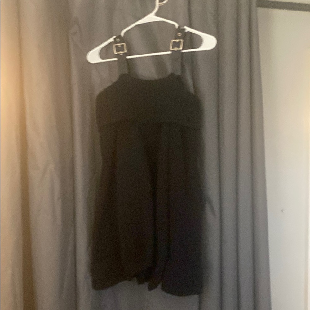 Stylish Black Halter Dress